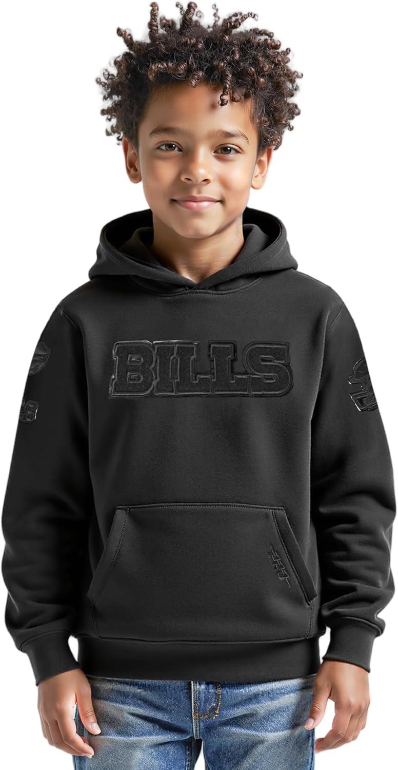 imagePro Standard Big Boys NFL Classic Triple Black Pull Over HoodieBlack