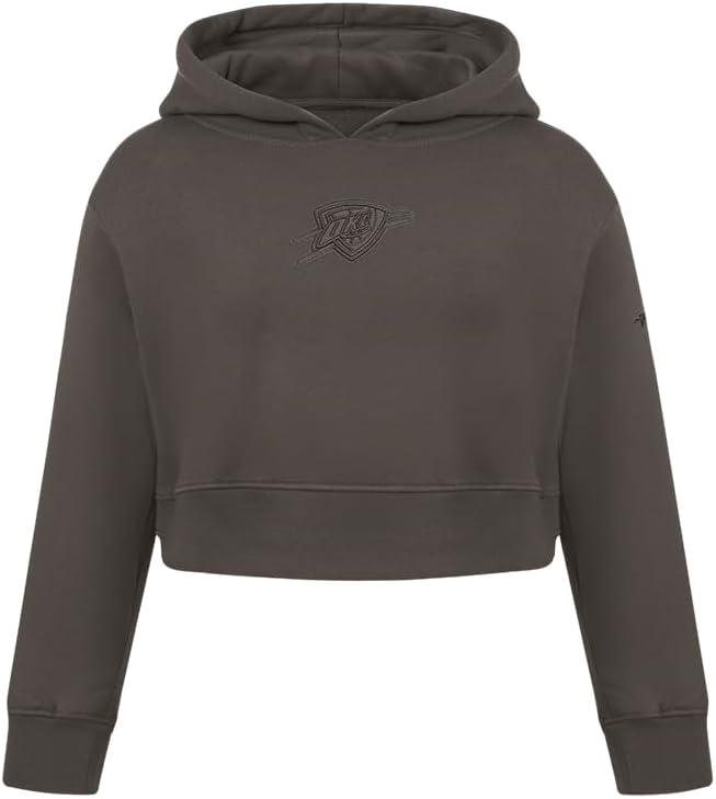 imagePro Standard Big Girls NBA Neutral Fleece Pull Over HoodieDark Taupe