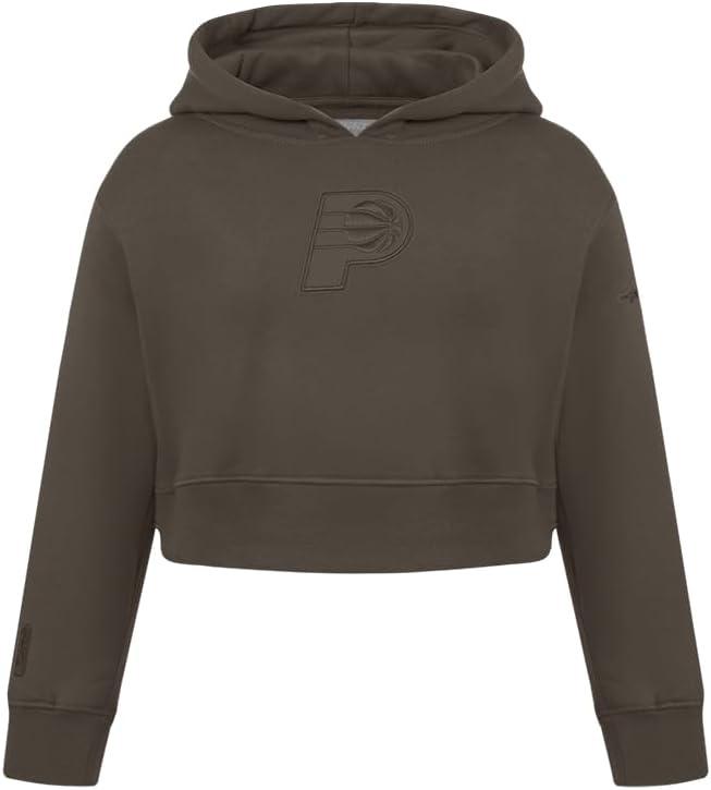 imagePro Standard Big Girls NBA Neutral Fleece Pull Over HoodieDark Taupe