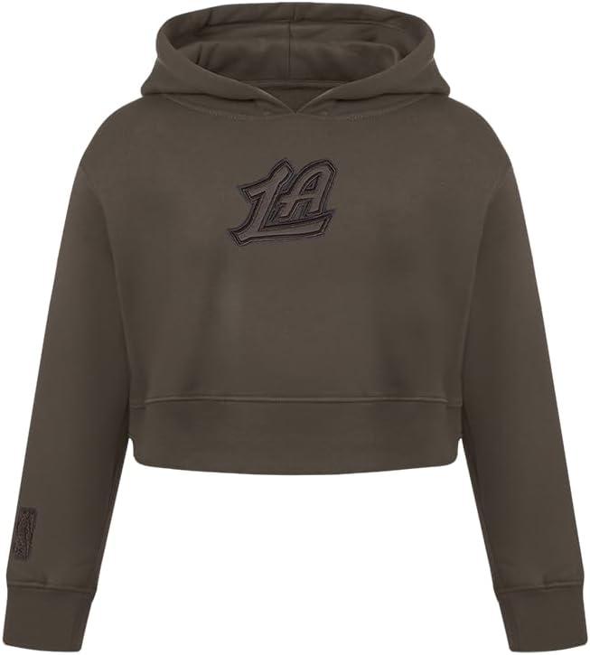imagePro Standard Big Girls NBA Neutral Fleece Pull Over HoodieDark Taupe