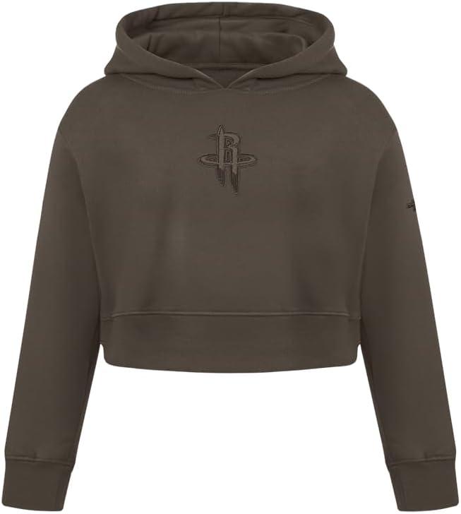 imagePro Standard Big Girls NBA Neutral Fleece Pull Over HoodieDark Taupe