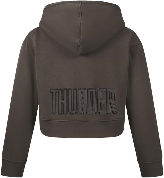 imagePro Standard Big Girls NBA Neutral Fleece Pull Over HoodieDark Taupe