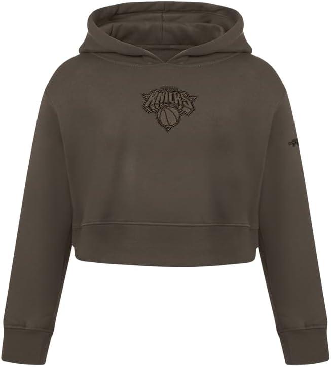 imagePro Standard Big Girls NBA Neutral Fleece Pull Over HoodieDark Taupe