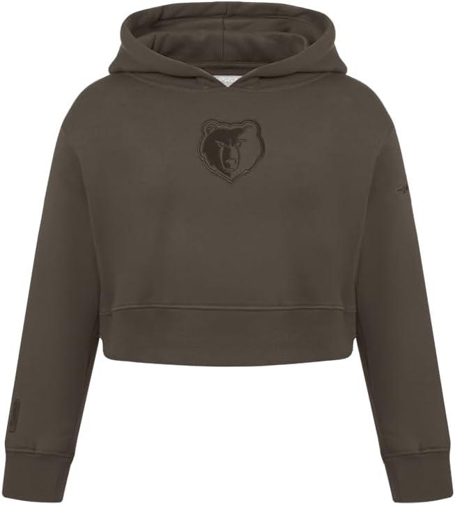 imagePro Standard Big Girls NBA Neutral Fleece Pull Over HoodieDark Taupe
