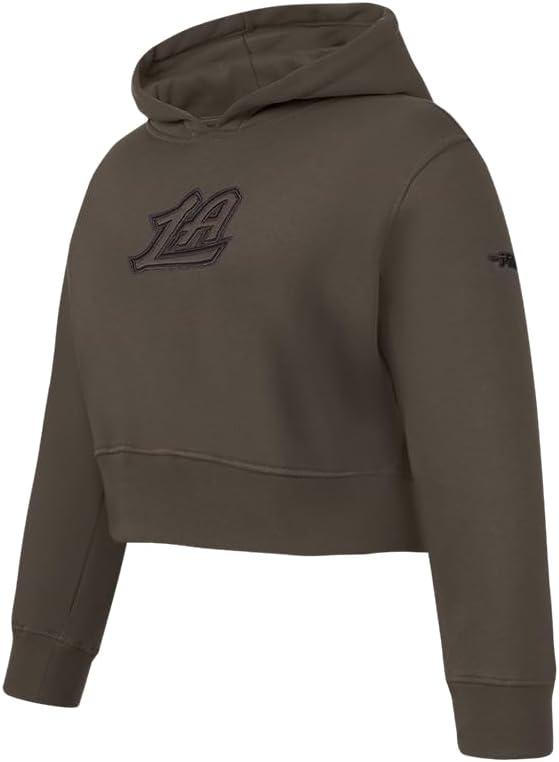 imagePro Standard Big Girls NBA Neutral Fleece Pull Over HoodieDark Taupe