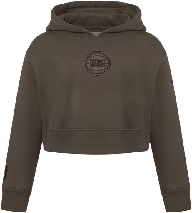 imagePro Standard Big Girls NBA Neutral Fleece Pull Over HoodieDark Taupe