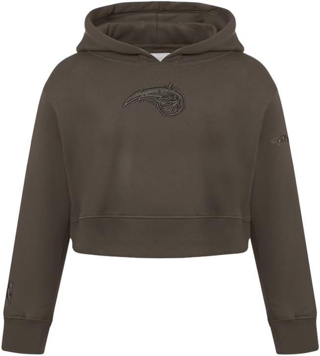 imagePro Standard Big Girls NBA Neutral Fleece Pull Over HoodieDark Taupe
