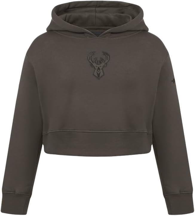 imagePro Standard Big Girls NBA Neutral Fleece Pull Over HoodieDark Taupe