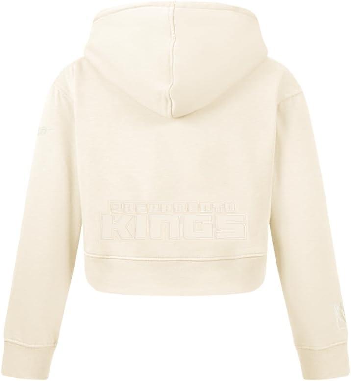 imagePro Standard Big Girls NBA Neutral Fleece Pull Over HoodieEggshell