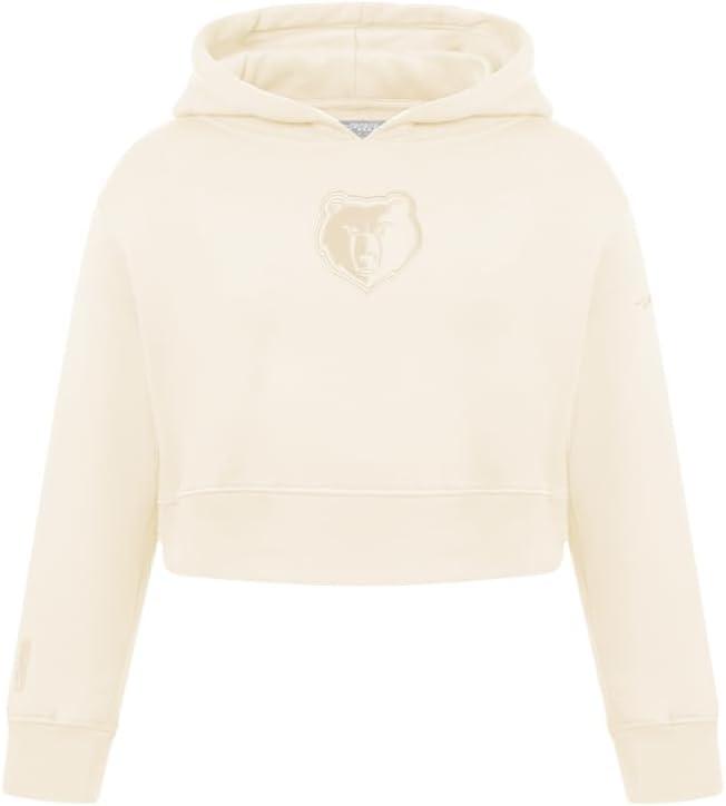 imagePro Standard Big Girls NBA Neutral Fleece Pull Over HoodieEggshell