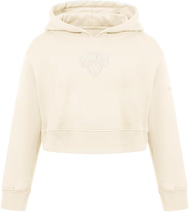 imagePro Standard Big Girls NBA Neutral Fleece Pull Over HoodieEggshell
