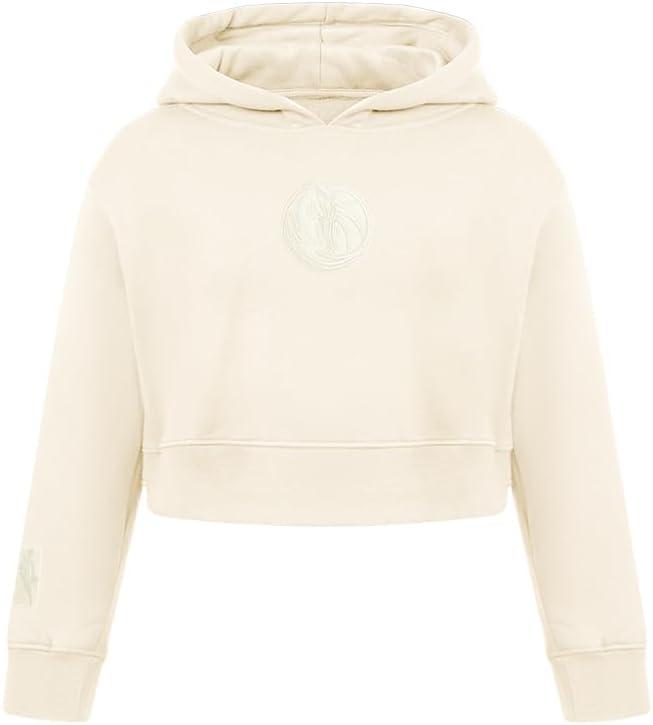 imagePro Standard Big Girls NBA Neutral Fleece Pull Over HoodieEggshell