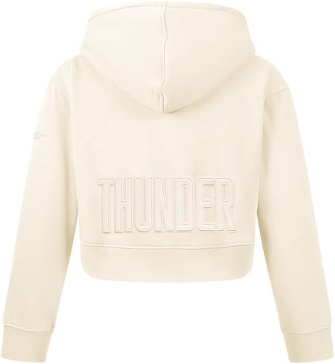 imagePro Standard Big Girls NBA Neutral Fleece Pull Over HoodieEggshell