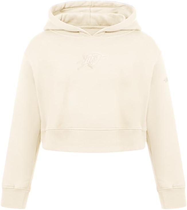 imagePro Standard Big Girls NBA Neutral Fleece Pull Over HoodieEggshell