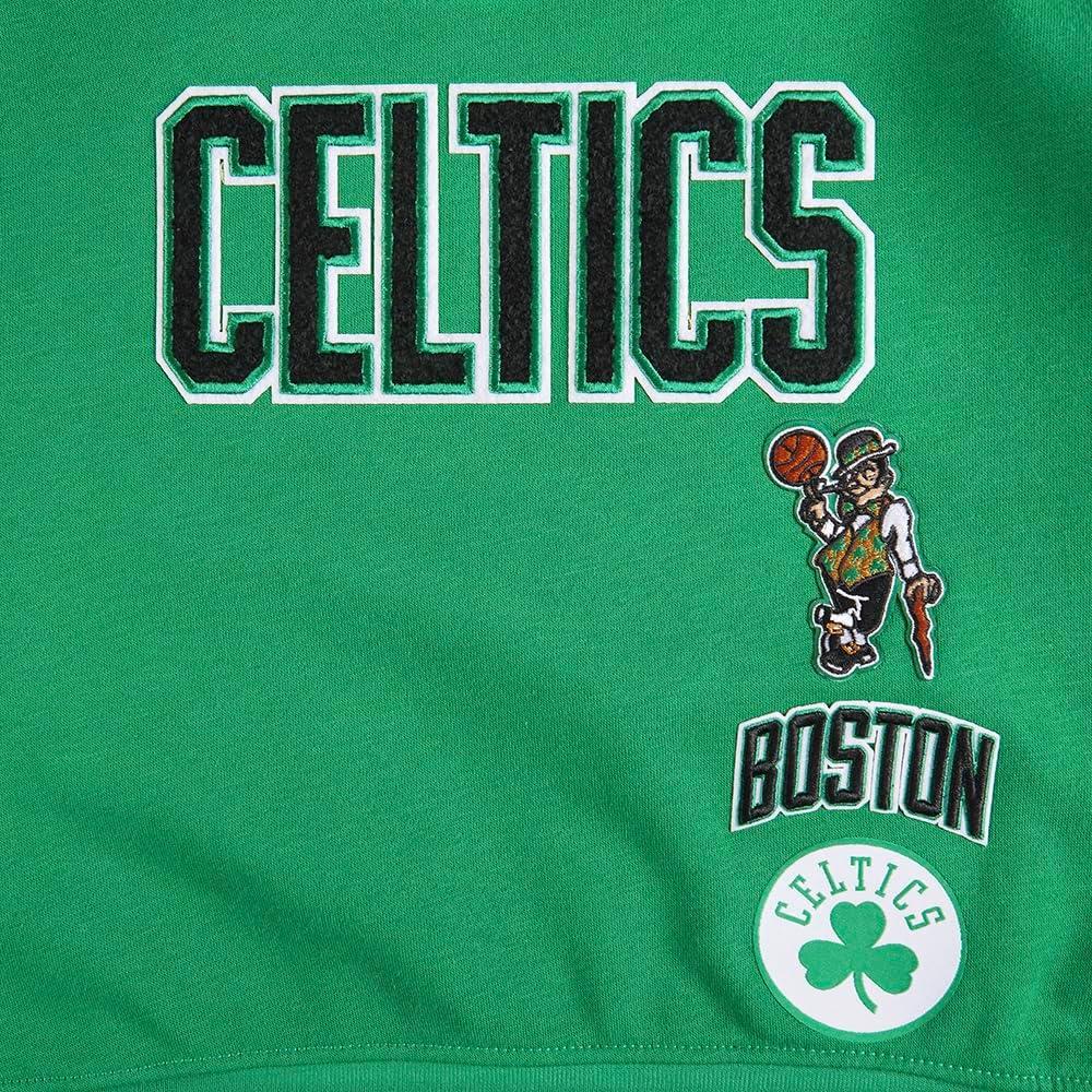 imagePro Standard Big Girls NBA Retro Classics Fleece Crewneck SweatshirtKelly Green