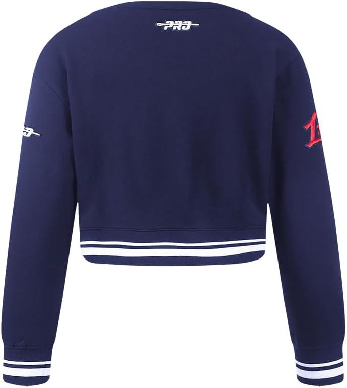 imagePro Standard Big Girls NBA Retro Classics Fleece Crewneck SweatshirtMidnight Navy