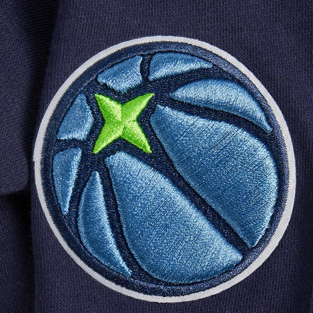 imagePro Standard Big Girls NBA Retro Classics Fleece Crewneck SweatshirtMidnight Navy