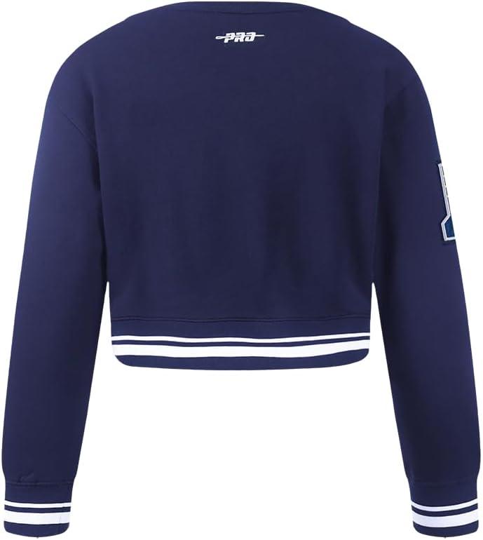 imagePro Standard Big Girls NBA Retro Classics Fleece Crewneck SweatshirtMidnight Navy