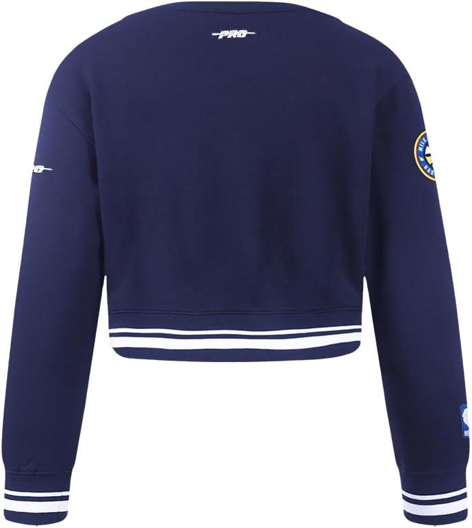 imagePro Standard Big Girls NBA Retro Classics Fleece Crewneck SweatshirtMidnight Navy