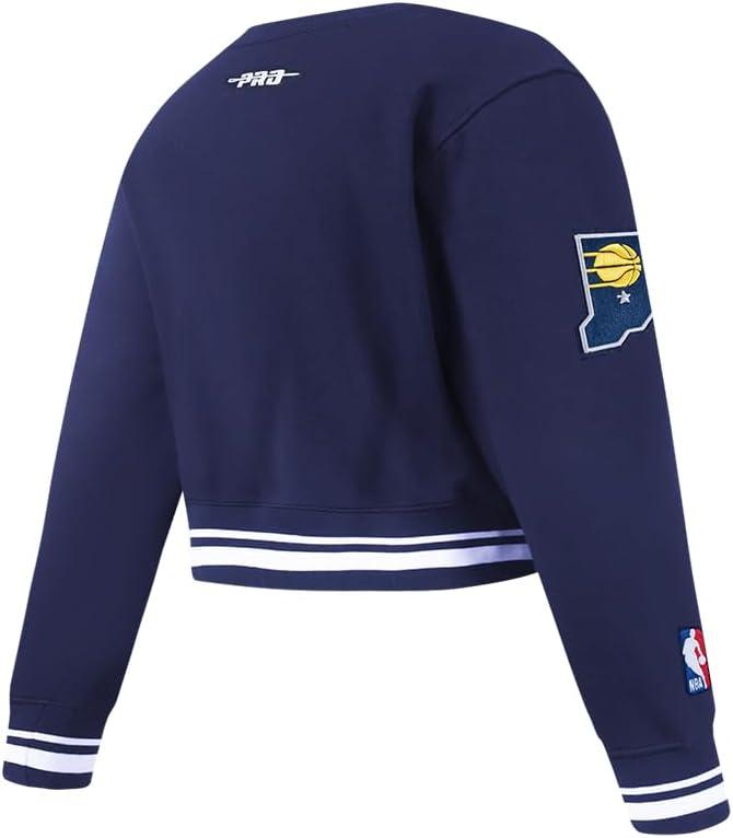 imagePro Standard Big Girls NBA Retro Classics Fleece Crewneck SweatshirtMidnight Navy