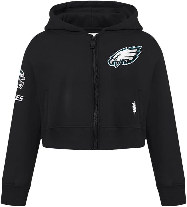 imagePro Standard Big Girls NFL Classic Essentials Full Zip HoodieBlack