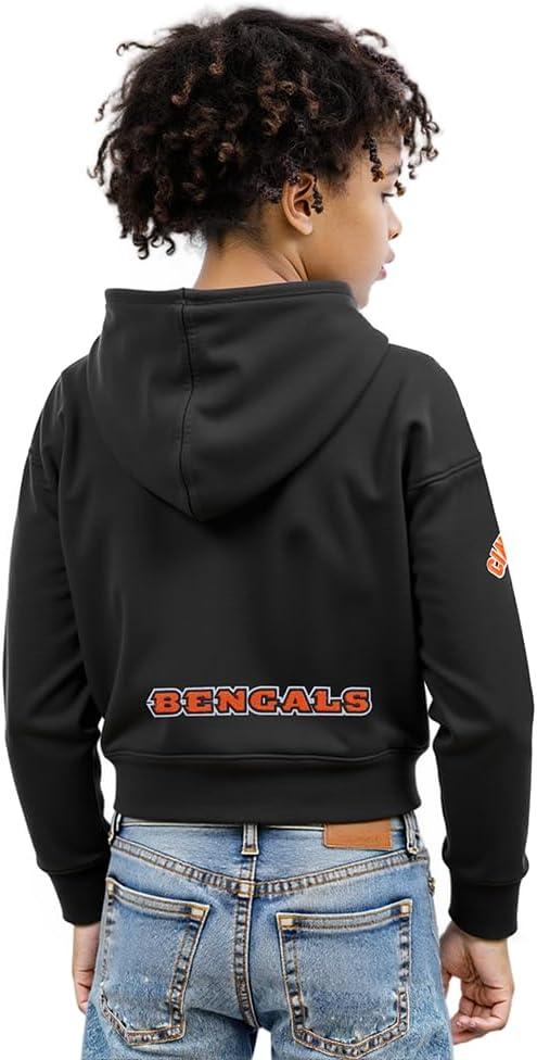 imagePro Standard Big Girls NFL Classic Essentials Full Zip HoodieBlack