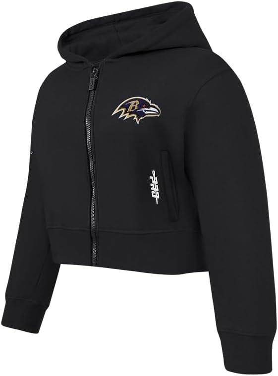 imagePro Standard Big Girls NFL Classic Essentials Full Zip HoodieBlack
