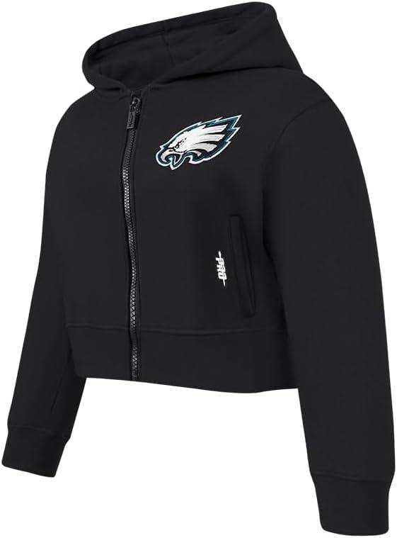 imagePro Standard Big Girls NFL Classic Essentials Full Zip HoodieBlack