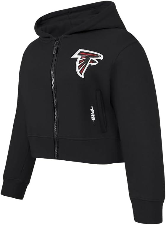 imagePro Standard Big Girls NFL Classic Essentials Full Zip HoodieBlack
