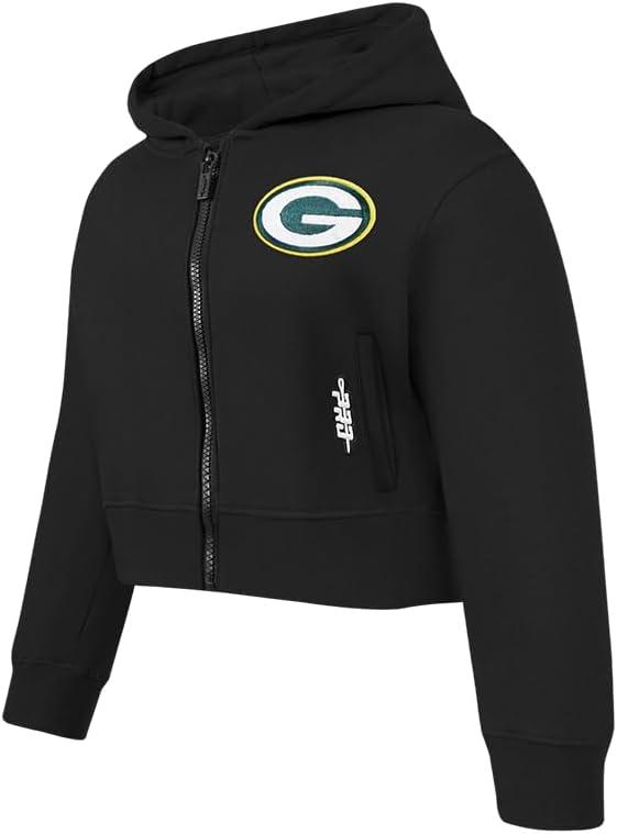 imagePro Standard Big Girls NFL Classic Essentials Full Zip HoodieBlack