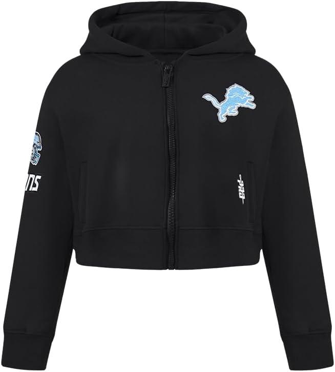 imagePro Standard Big Girls NFL Classic Essentials Full Zip HoodieBlack