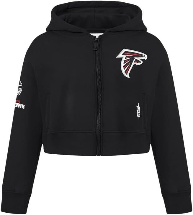 imagePro Standard Big Girls NFL Classic Essentials Full Zip HoodieBlack