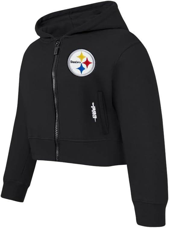 imagePro Standard Big Girls NFL Classic Essentials Full Zip HoodieBlack