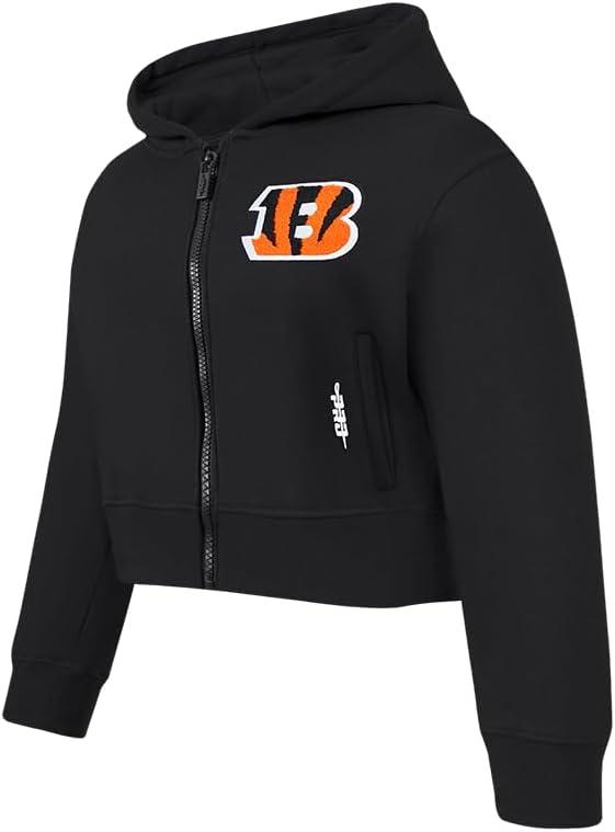 imagePro Standard Big Girls NFL Classic Essentials Full Zip HoodieBlack