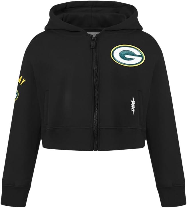 imagePro Standard Big Girls NFL Classic Essentials Full Zip HoodieBlack