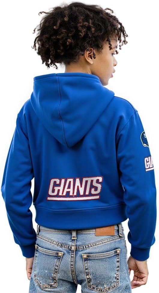 imagePro Standard Big Girls NFL Classic Essentials Full Zip HoodieDodger Blue