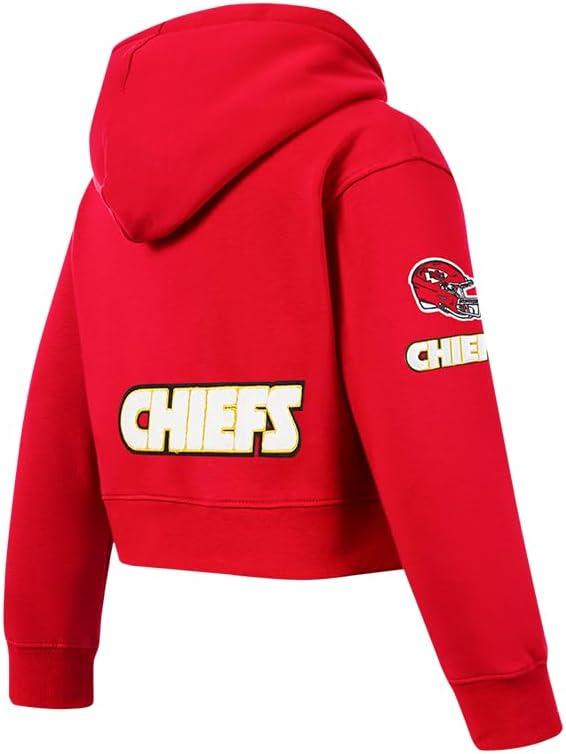 imagePro Standard Big Girls NFL Classic Essentials Full Zip HoodieRed