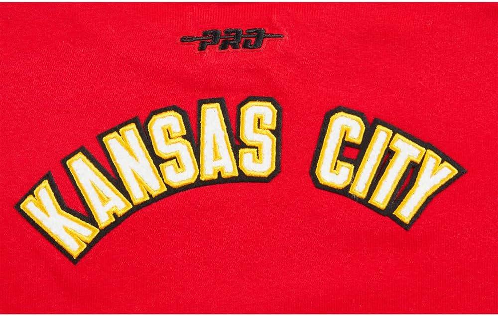 imagePro Standard Big Girls NFL Kansas City Chiefs Classic Essentials Short Sleeve Boxy Tee Red S