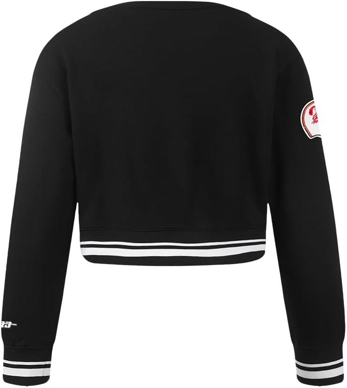 imagePro Standard Big Girls NFL Retro Classics Crewneck SweatshirtBlack