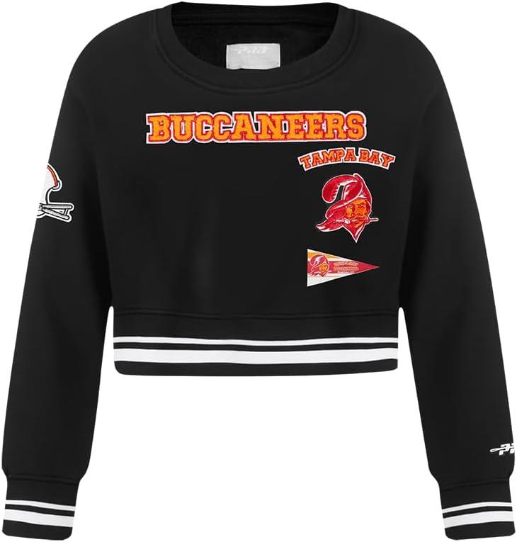 imagePro Standard Big Girls NFL Retro Classics Crewneck SweatshirtBlack