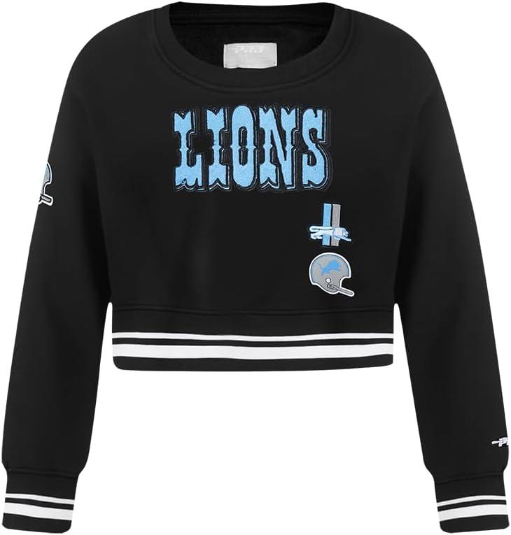 imagePro Standard Big Girls NFL Retro Classics Crewneck SweatshirtBlack