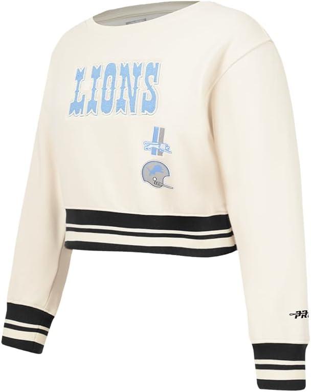 imagePro Standard Big Girls NFL Retro Classics Crewneck SweatshirtEggshell Black