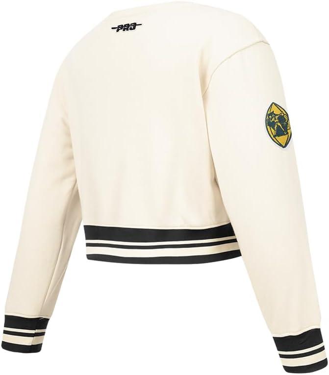 imagePro Standard Big Girls NFL Retro Classics Crewneck SweatshirtEggshell Black