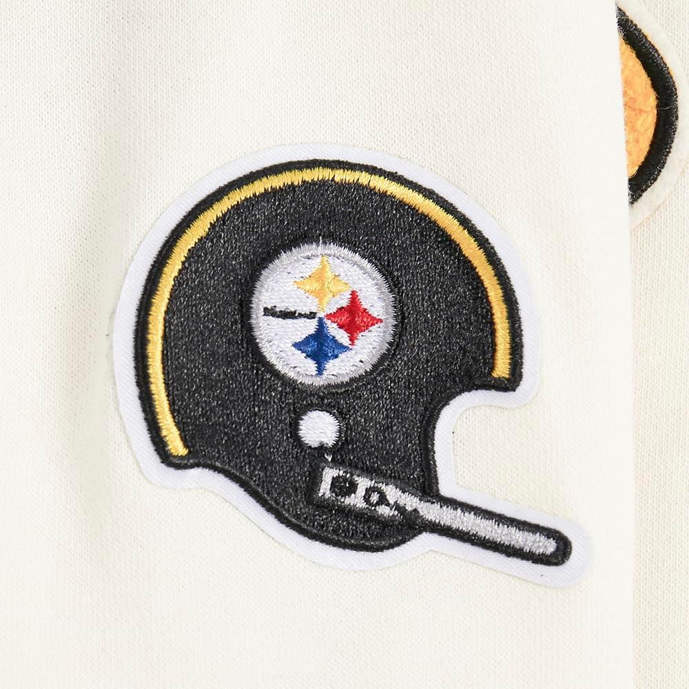 imagePro Standard Big Girls NFL Retro Classics Crewneck SweatshirtEggshell Black
