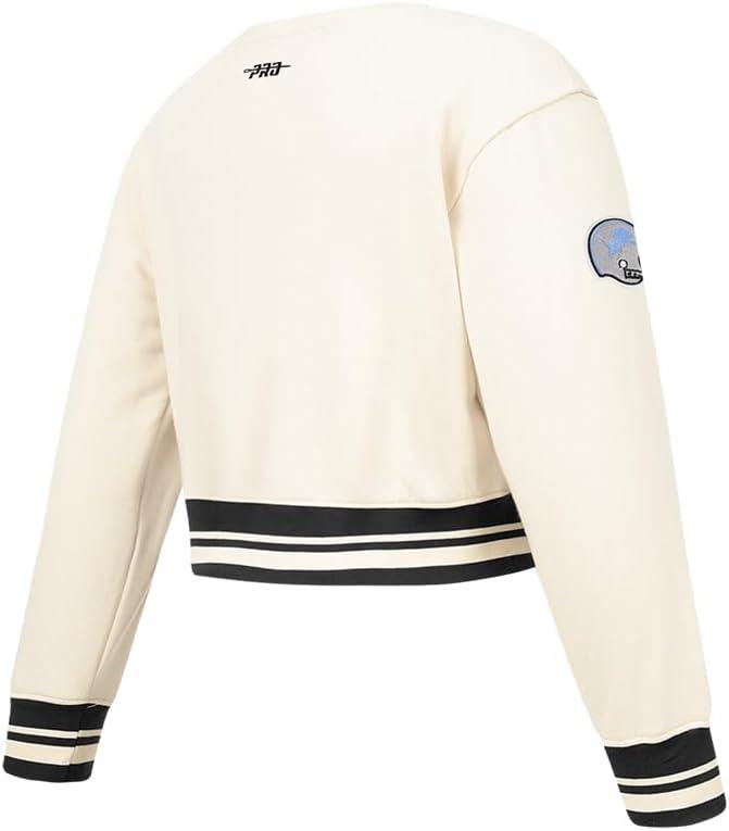 imagePro Standard Big Girls NFL Retro Classics Crewneck SweatshirtEggshell Black