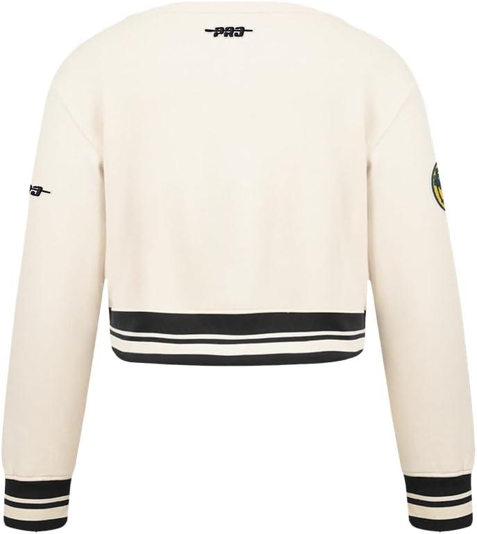 imagePro Standard Big Girls NFL Retro Classics Crewneck SweatshirtEggshell Black