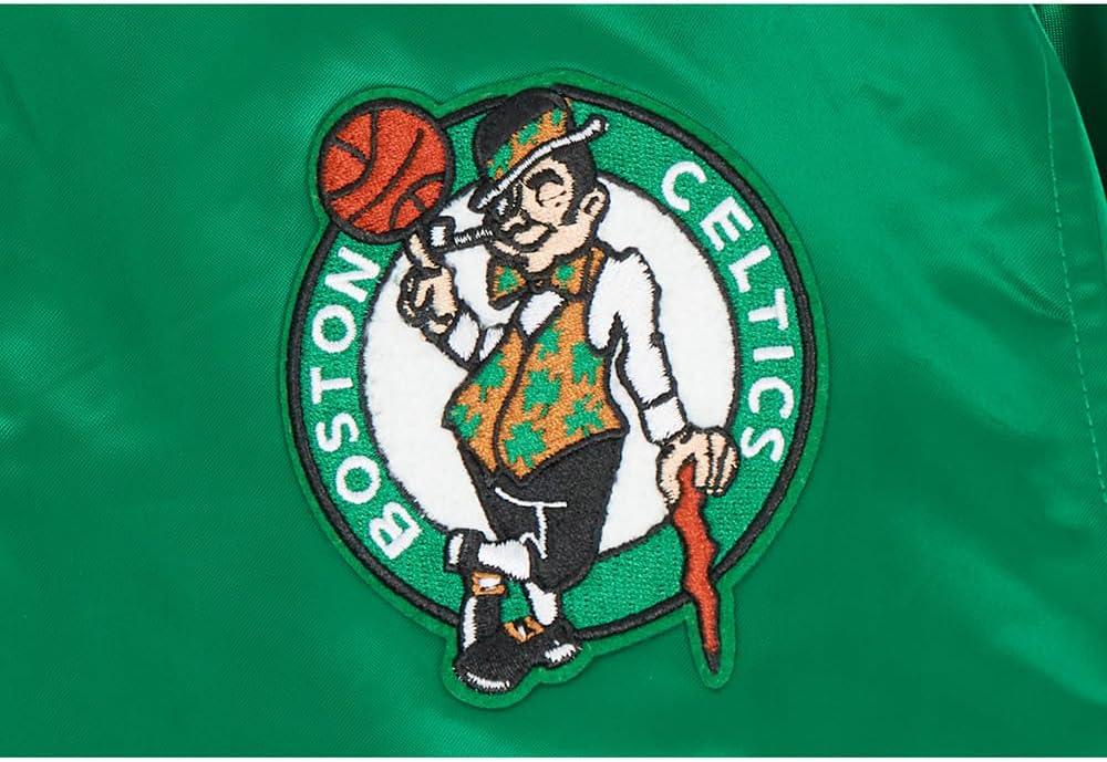 imagePro Standard Big Kids NBA Retro Classics Satin JacketKelly Green