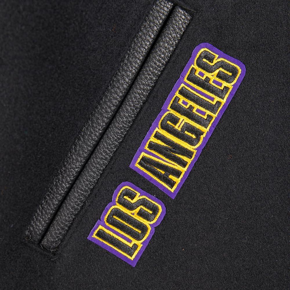 imagePro Standard Big Kids NBA Retro Classics Varsity JacketBlackPurple