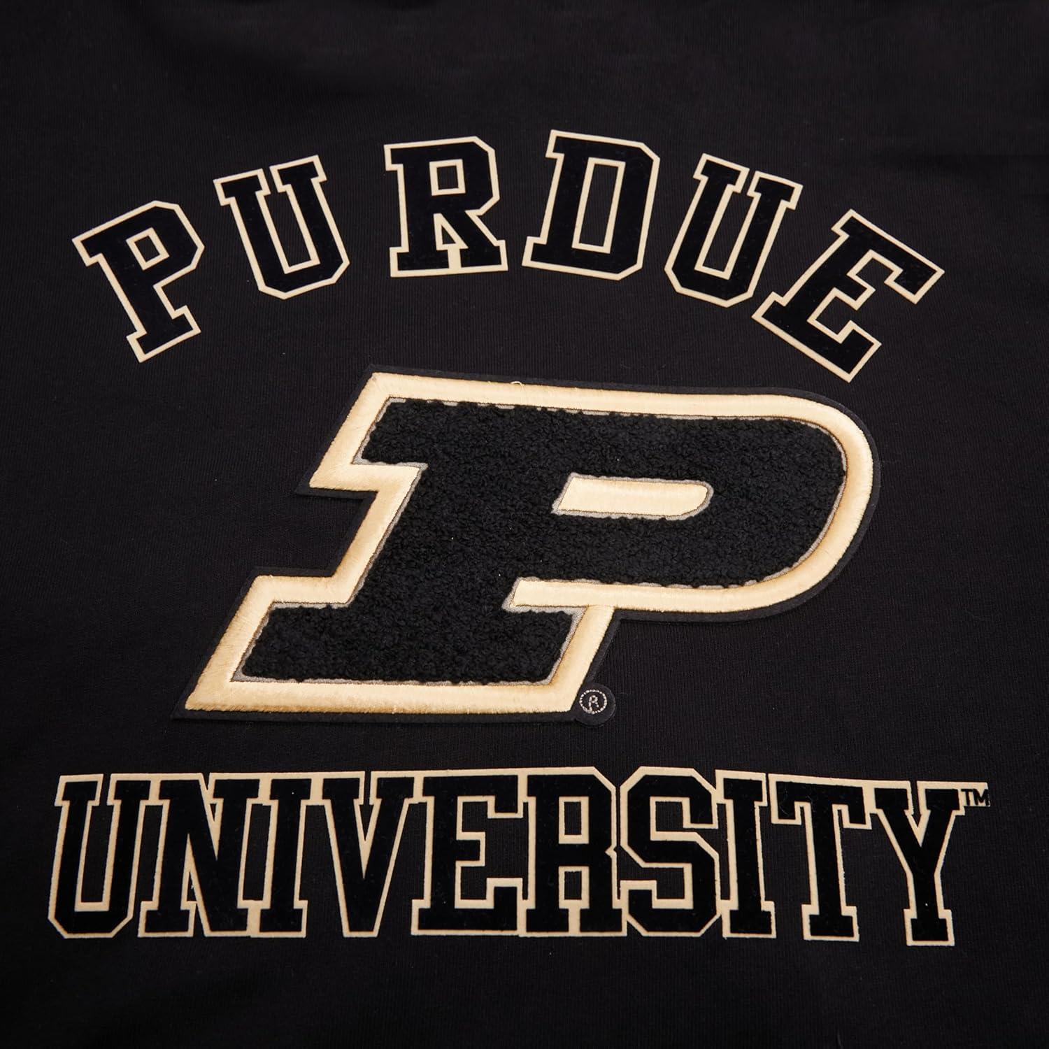 imagePro Standard Mens College Classic Chenille Pull Over HoodieBlack