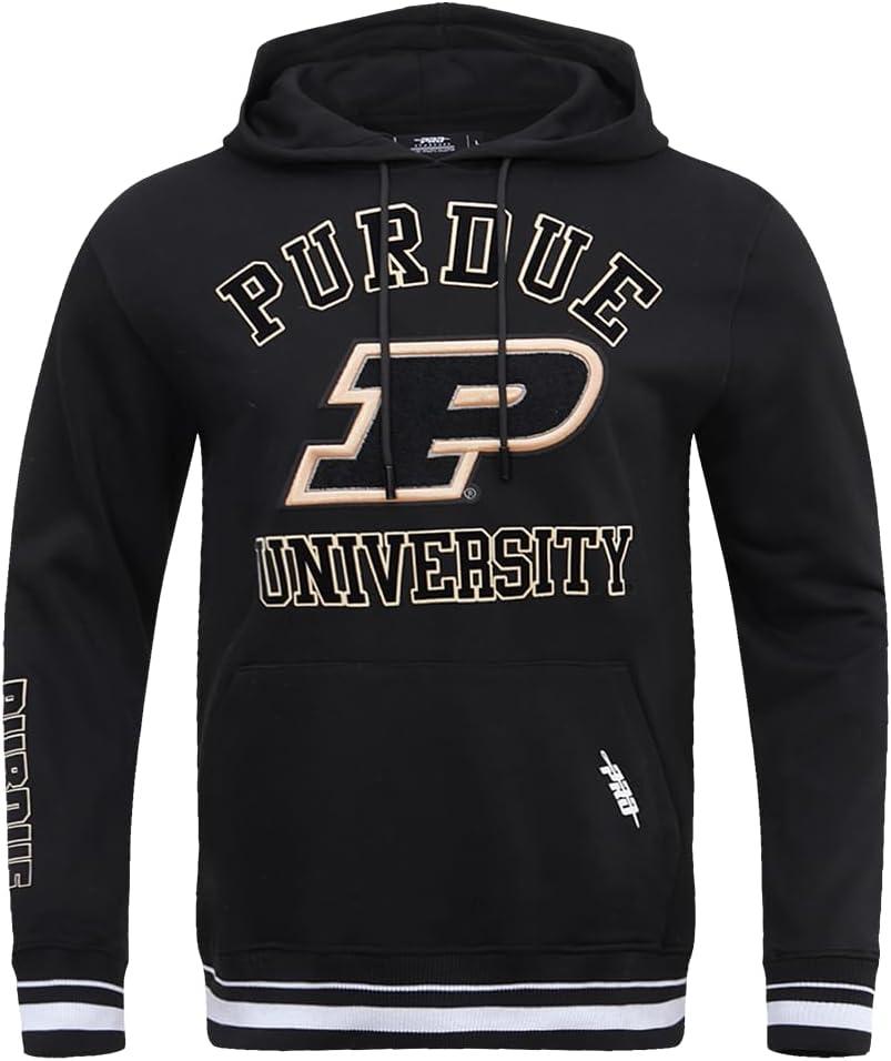 imagePro Standard Mens College Classic Chenille Pull Over HoodieBlack